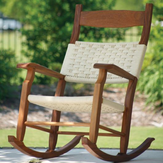 Hatteras Outdoors Rocking Chair Oatmeal Duracord Rope Rckb Ot Hatteras Outdoors Aru Rocker Oatmeal Rope Color