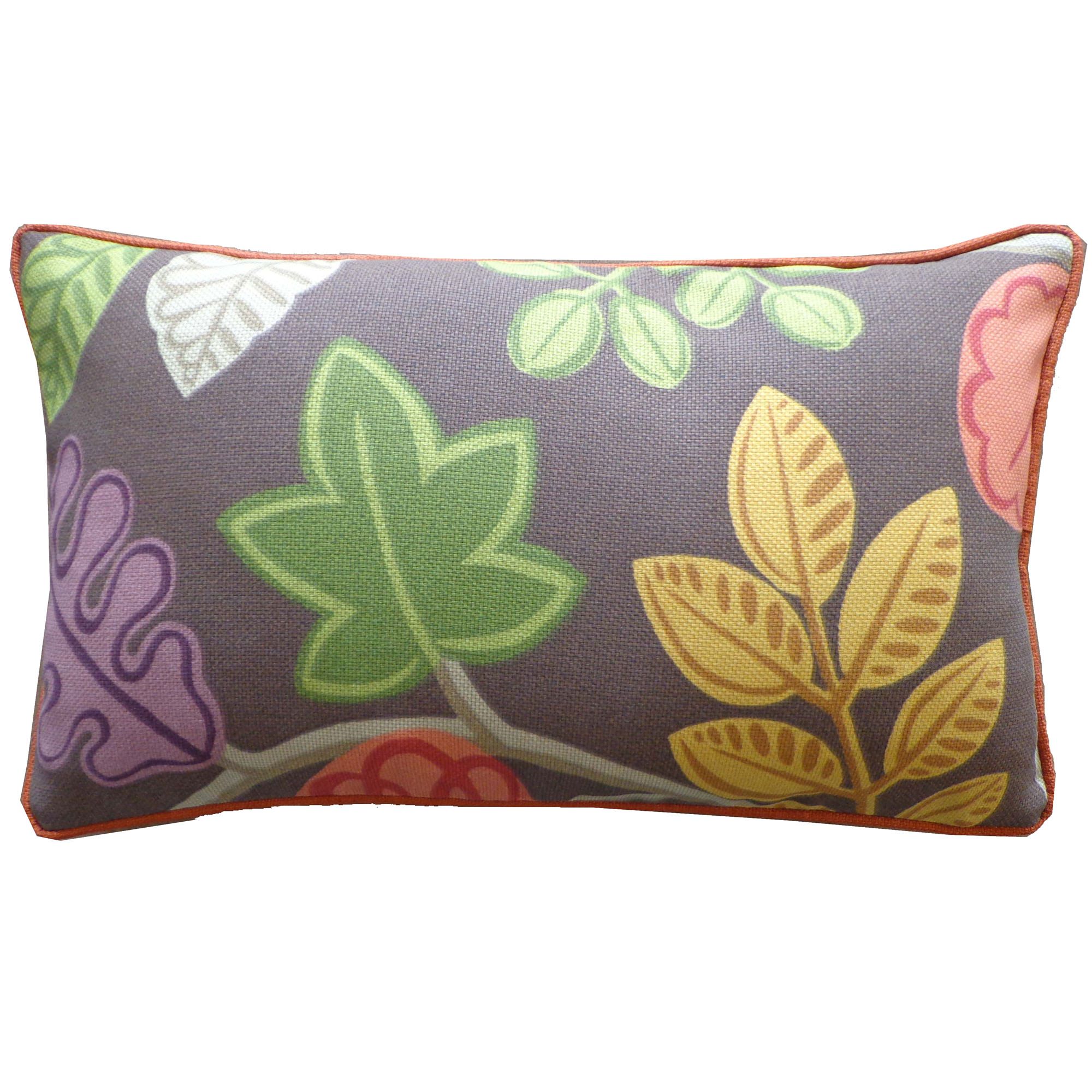 12in x 20in Brown Palm Outdoor Throw Pillow DFOHome