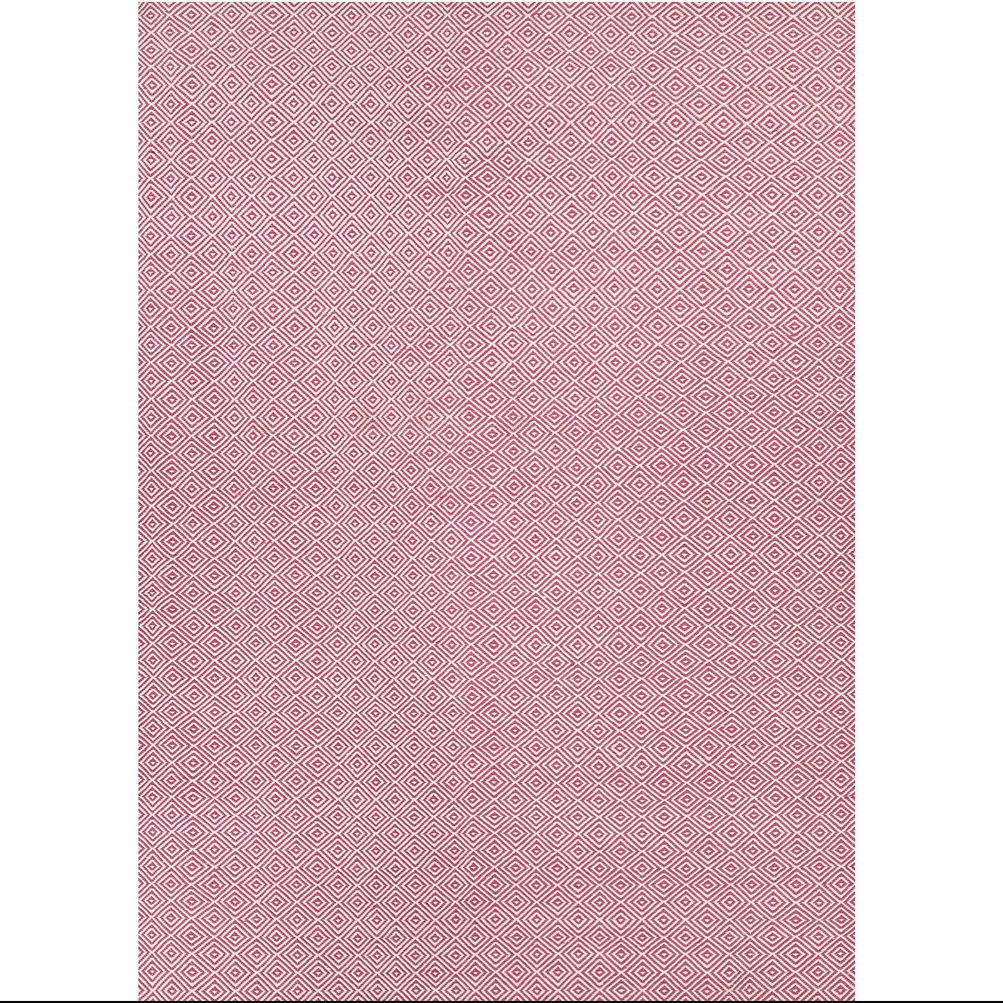 Cottages Manhasset Pink Outdoor Rug 2 ft. x 3 ft. Rectangle DFOHome