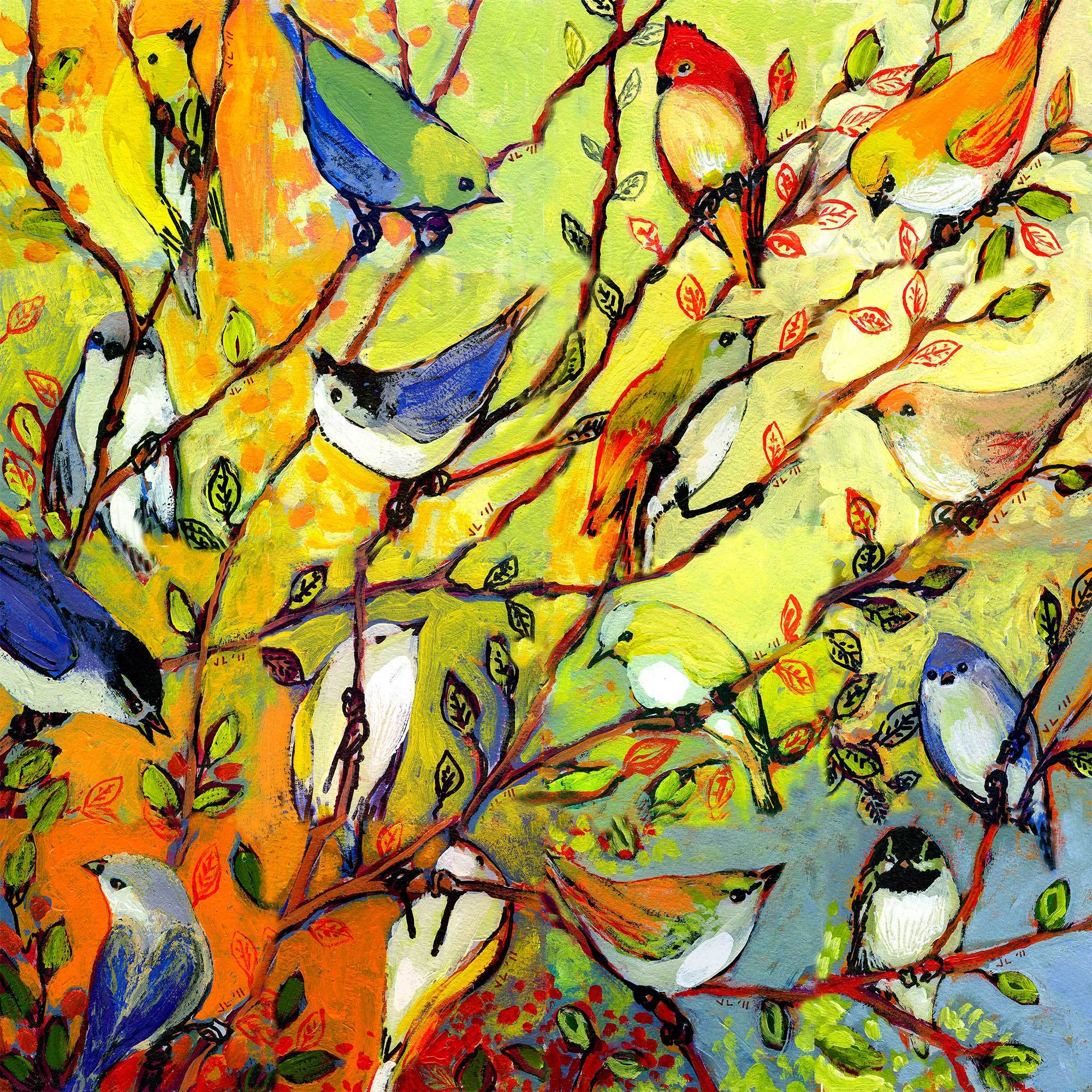 Birds of a feather outdoor wall art piece by West of the Wind 80410