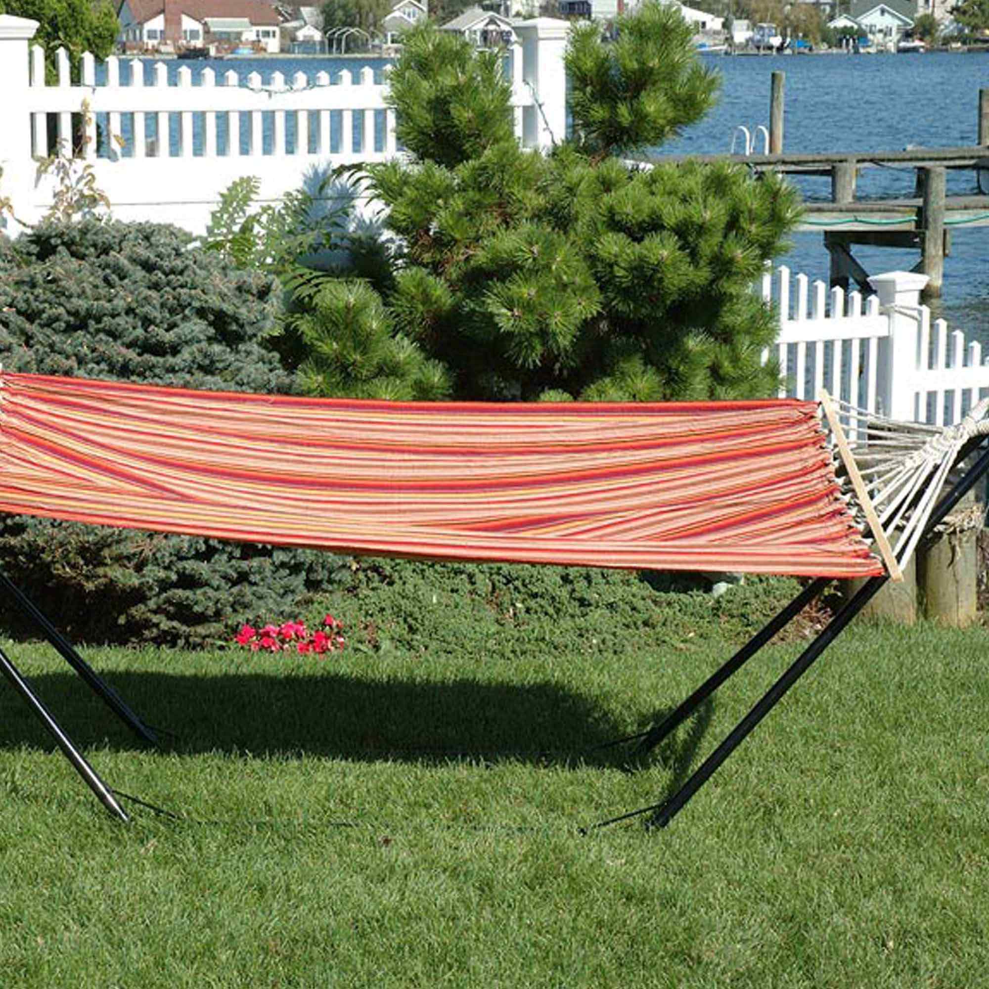Oversized Hammock With Spreader Bars Toasted Almond Bliss Oversized Hammock With Spreader Bars Toasted Almond