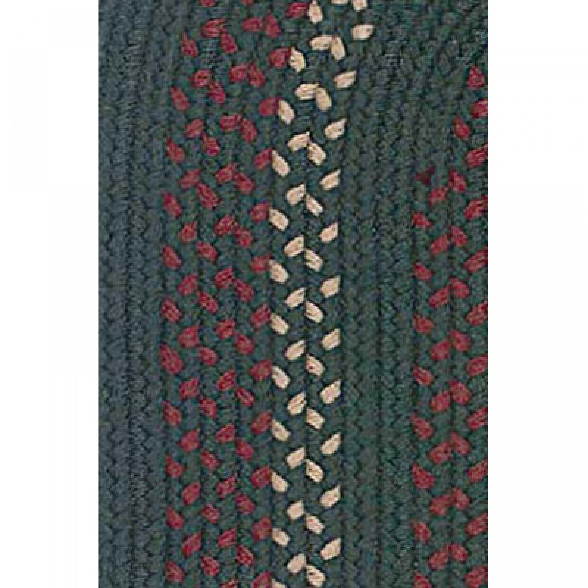 Deerfield Hunter Green 8x8 Rnd SKU DF61R096X096 area rug braided
