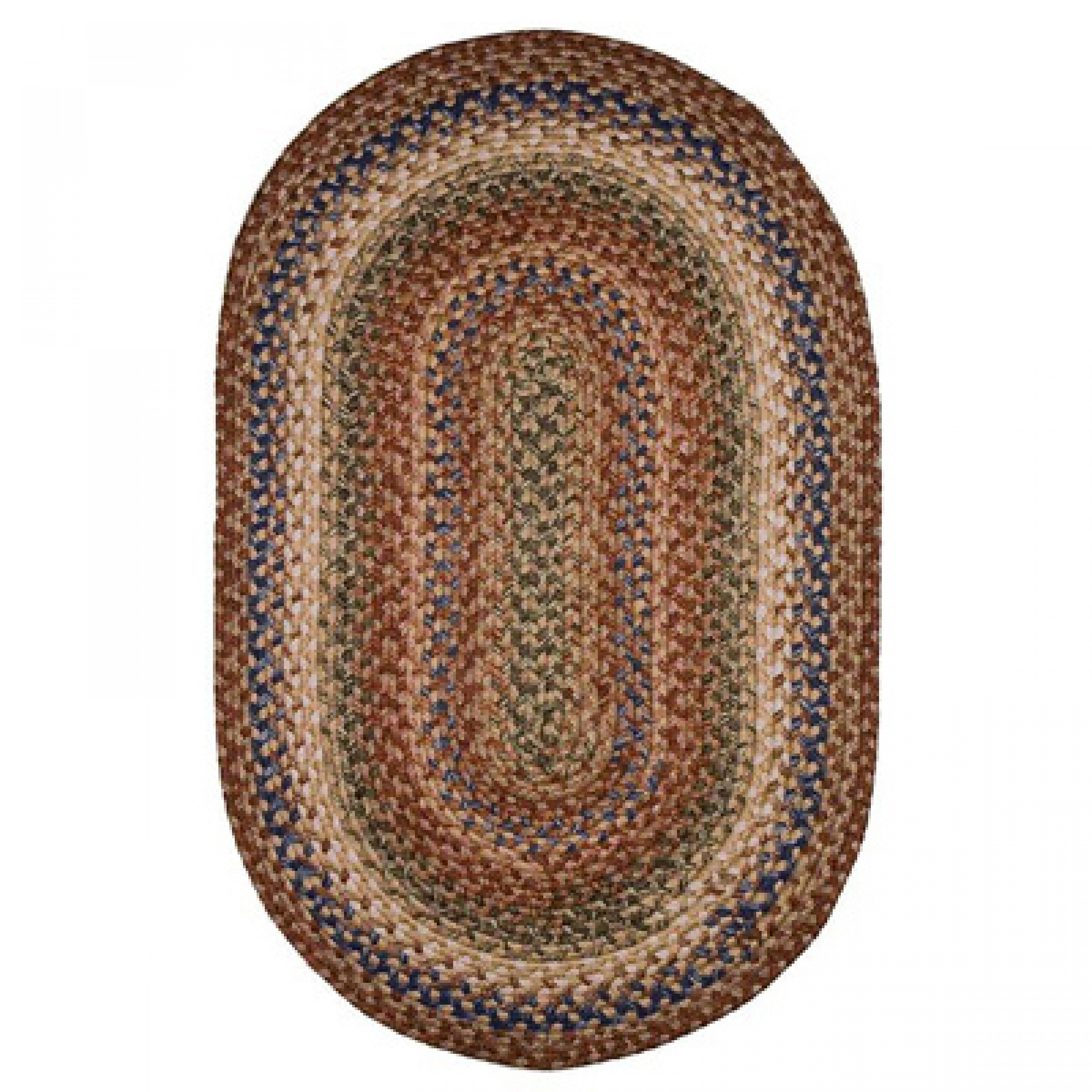 Shop Glass 8' X 10' Oval Outdoor Rug Homespice; Rugs