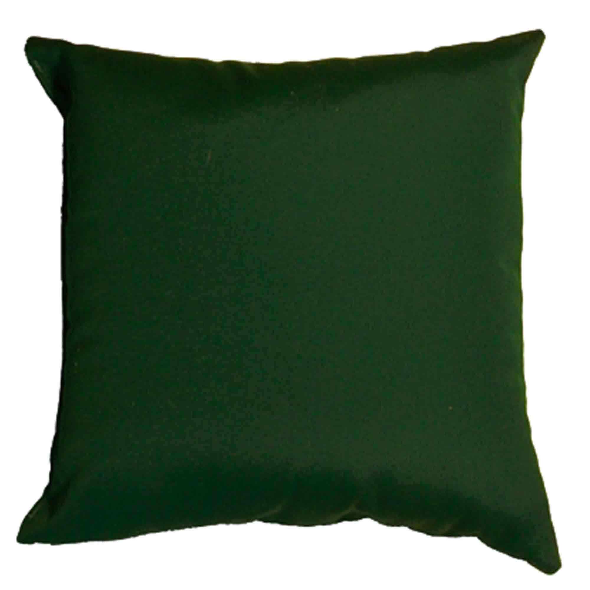 dark green pillows