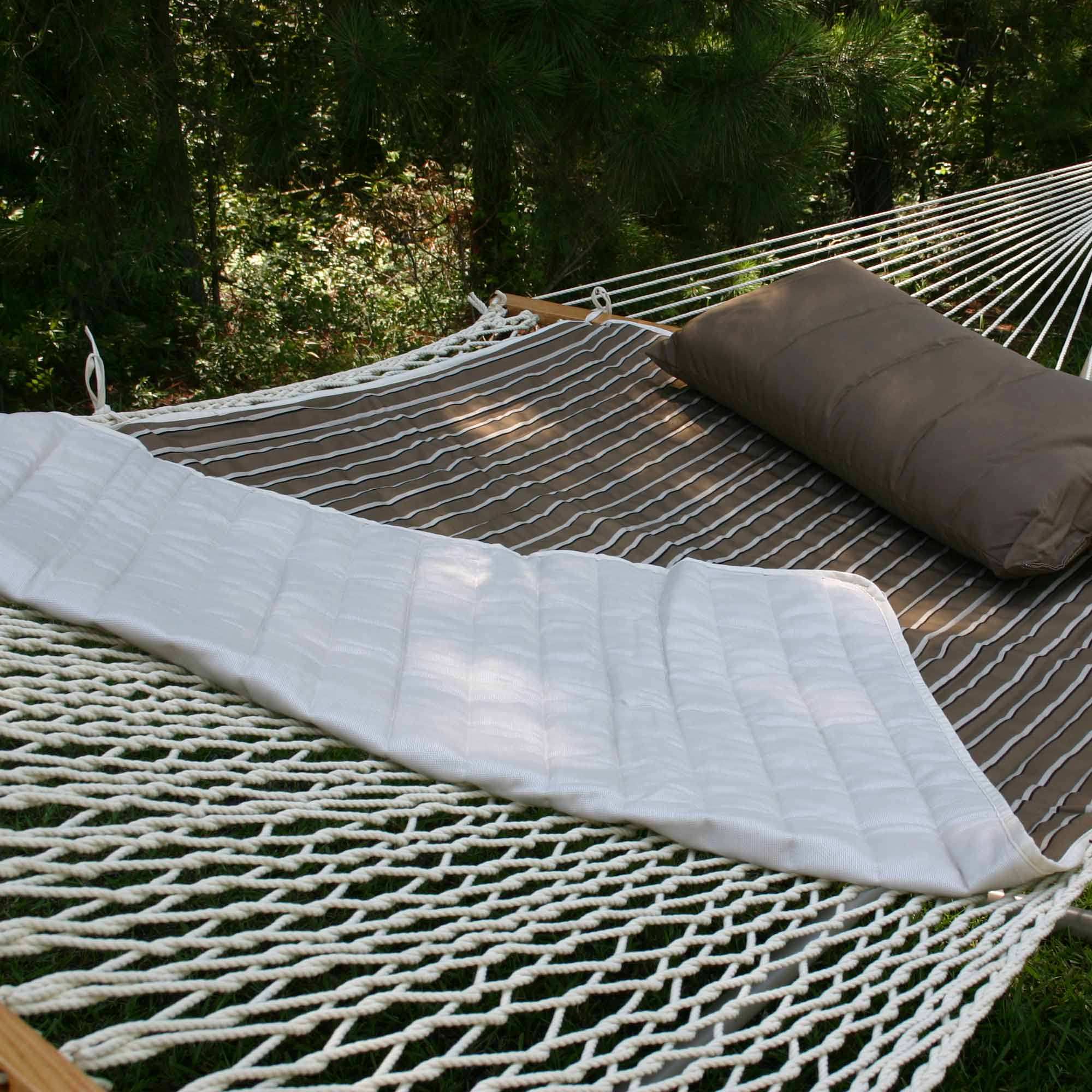 Cocoa Reversible Sunbrella Hammock Pad PADSAMT10 Essentials by DFO