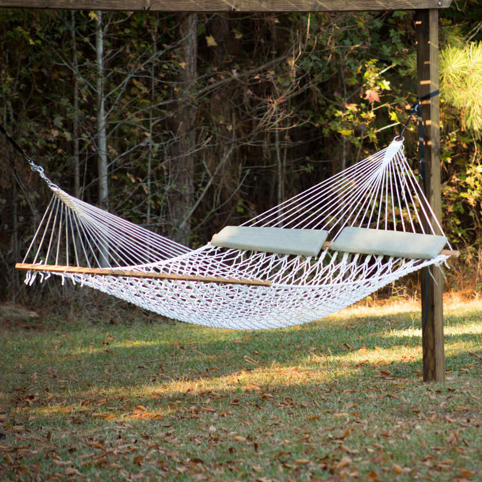 Captain's Line Deluxe Polyester Rope Hammock | DFOHome