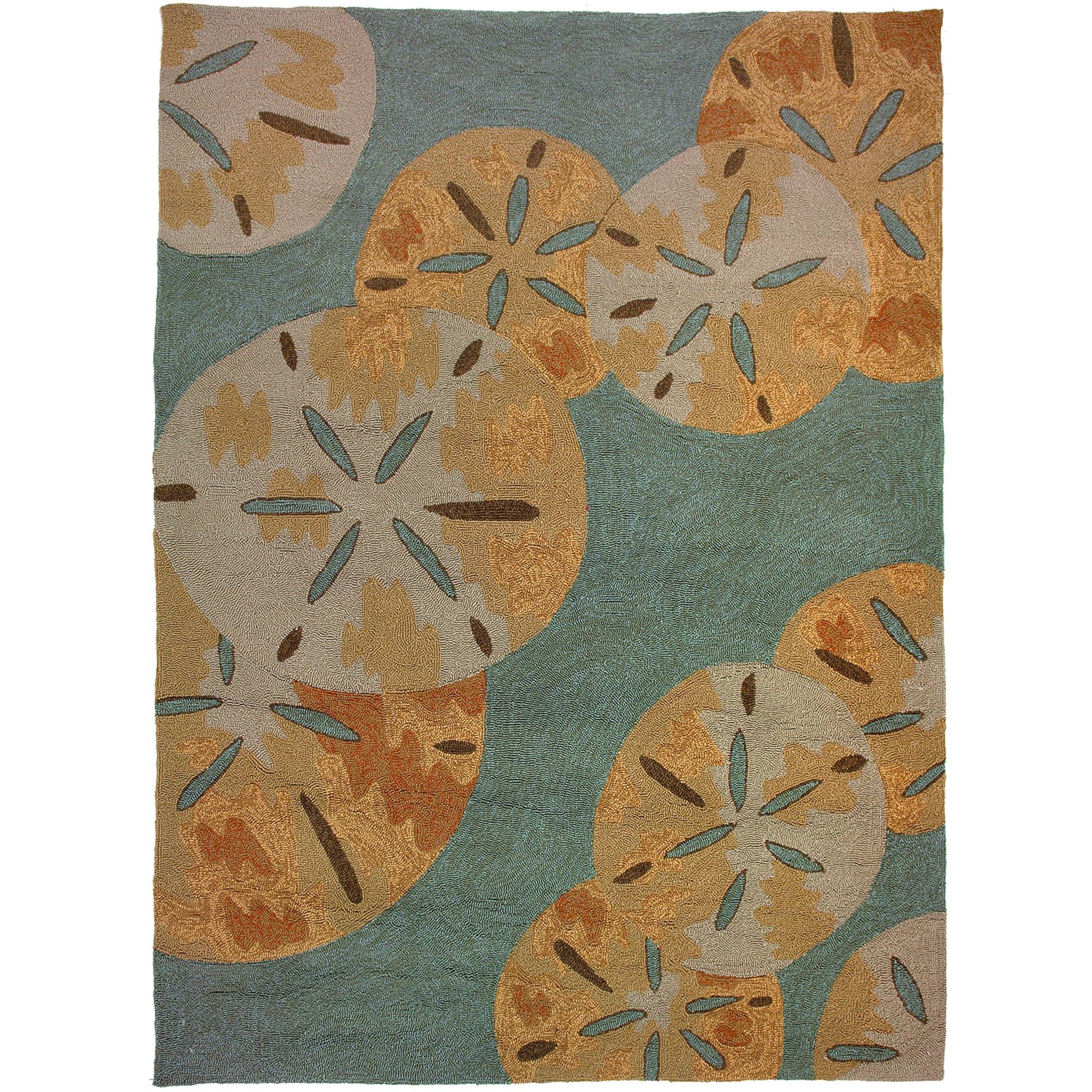 Shop Homefires Sand Dollars Outdoor Rug 3x5 Homefires; Rugs; Outdoors