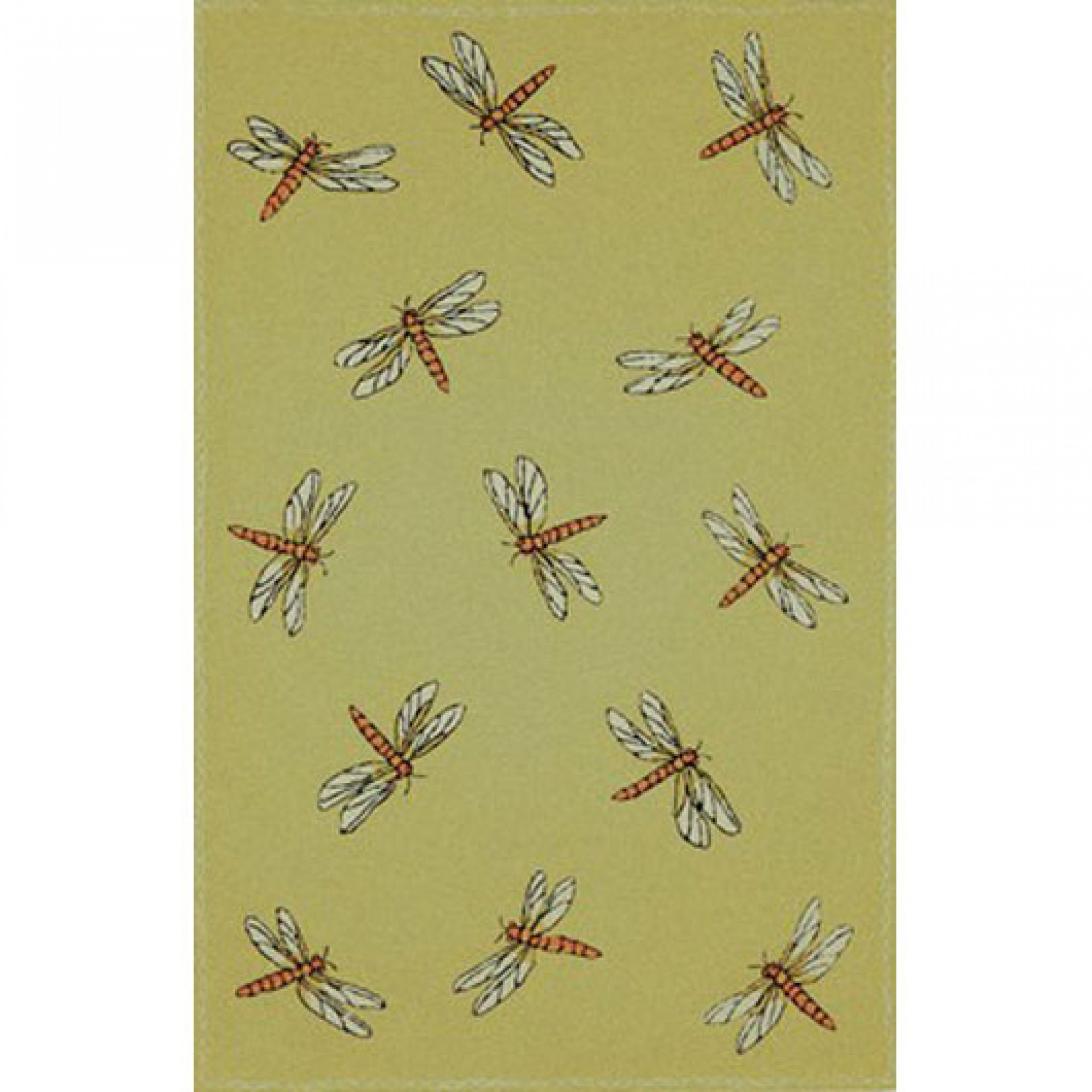 Ravella Dragonfly Green Round Outdoor Rug 8ft Liora Manne Ravella Dragonfly Green Round Outdoor Rug 8ft