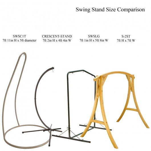 Metal Swing Stand - Taupe