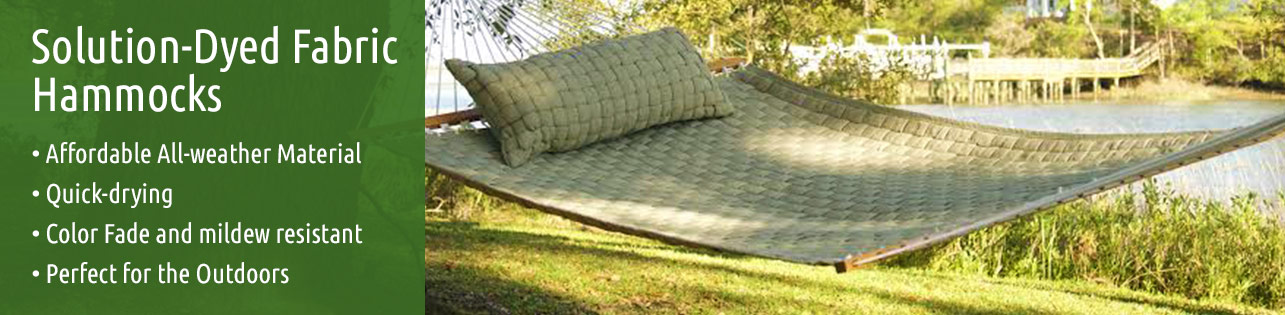 Solution Dyed Fabric Hammocks