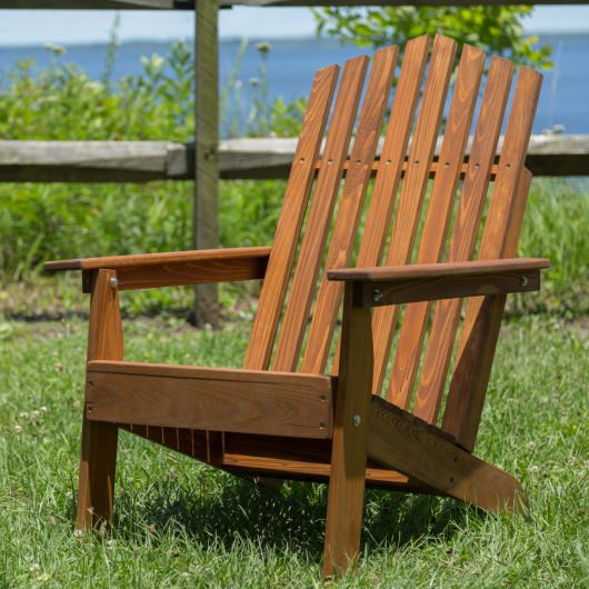 Hometown Exclusive Cypress Folding Rustic Adirondack Chair