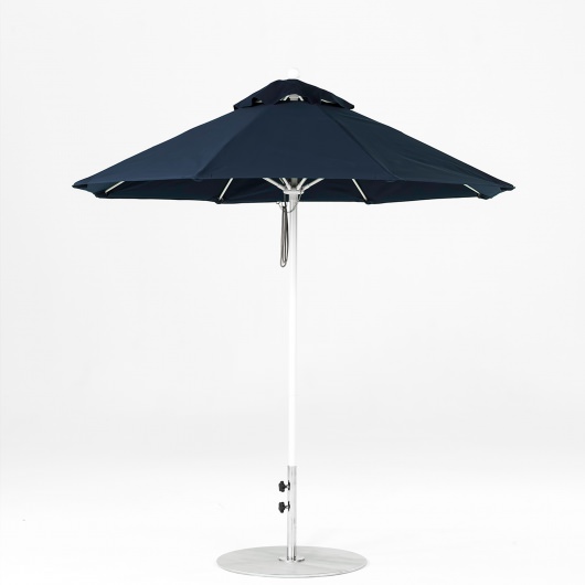 7 5 Ft Pulley Lift Fiberglass Market Umbrella With White Pole By Frankford Umbrellas - Sunbrella Patio Umbrella White Pole 7 5 Ft Pulley Lift Fiberglass Market Umbrella With White Pole By Frankford Umbrellas - Sunbrella Patio Umbrella White Pole
