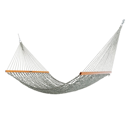 DURACORD® Single Original Rope Hammock - Green Oatmeal Heirloom Tweed