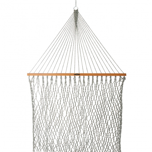 DURACORD® Large Original Rope Hammock - Green Oatmeal Heirloom Tweed