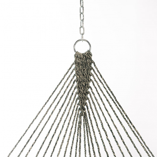 DURACORD® Large Original Rope Hammock - Green Oatmeal Heirloom Tweed