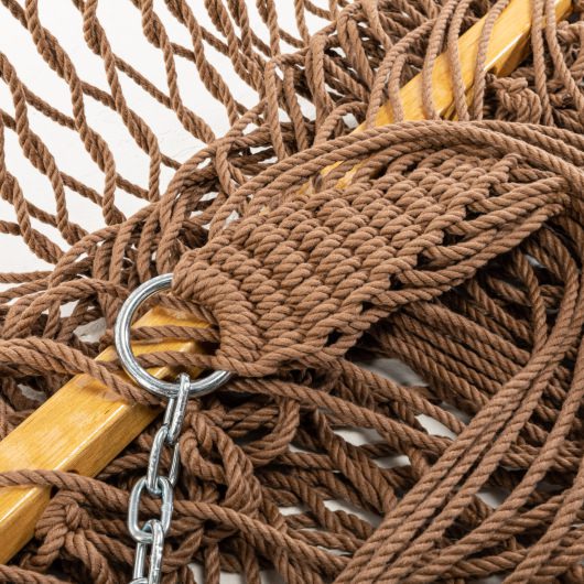 DURACORD® Deluxe Original Rope Hammock - Antique Brown