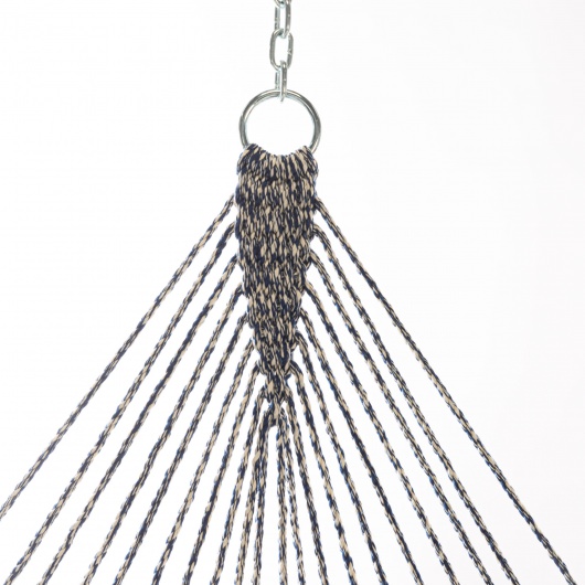 DURACORD® Executive Rope Hammock - Navy Oatmeal Heirloom Tweed