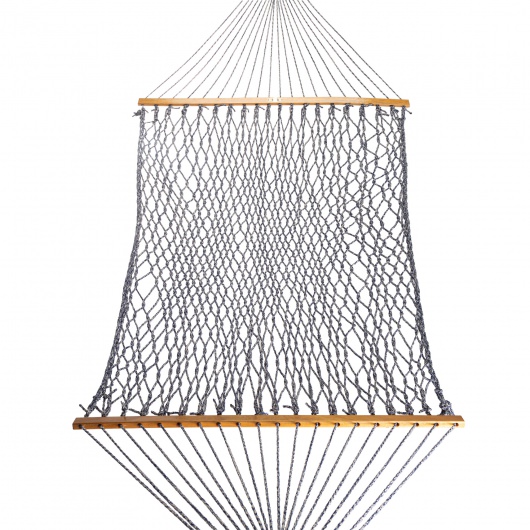 DURACORD® Deluxe Original Rope Hammock - Navy Oatmeal Heirloom Tweed