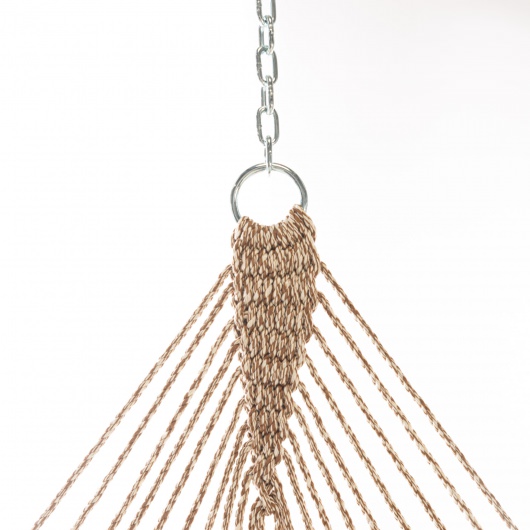 DURACORD® Executive Rope Hammock - Antique Brown Oatmeal Heirloom Tweed