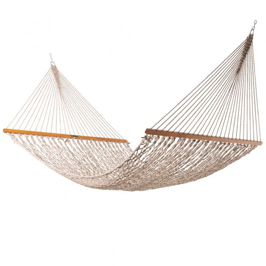 DURACORD® Presidential Original Rope Hammock - Antique Brown Heirloom Tweed