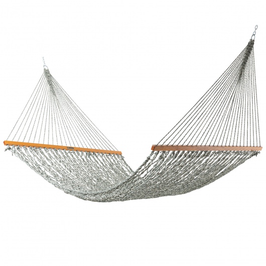 DURACORD® Presidential Original Rope Hammock - Green Oatmeal Heirloom Tweed