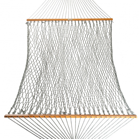 DURACORD® Presidential Original Rope Hammock - Green Oatmeal Heirloom Tweed