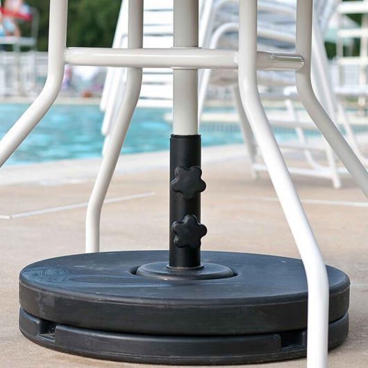 20 in. Resin Coated Concrete Umbrella Base