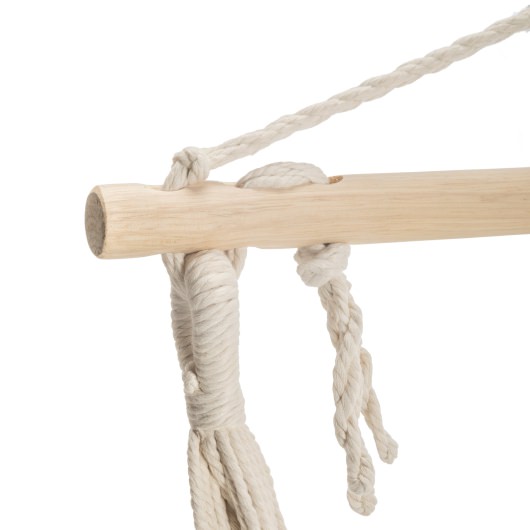 Deluxe Polyester Rope Swing Chair - Oatmeal