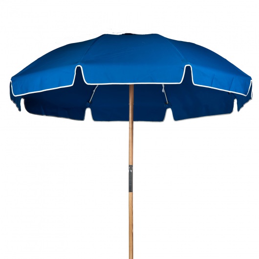7.5 Ft. Fiberglass Beach Umbrella with FREE Navy Storage Bag