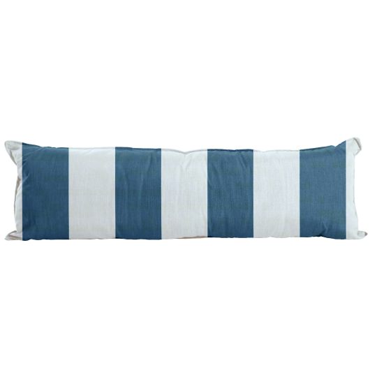 Long Plush Sunbrella Hammock Pillow - Cabana Regatta