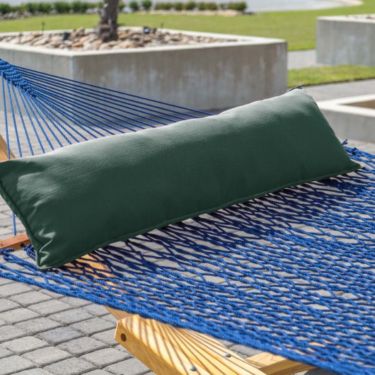 Large Quilted Hammock with Metal Stand and Optional Hammock Pillow