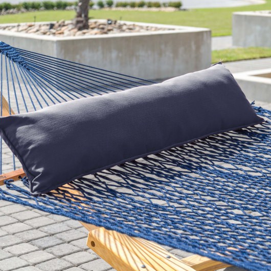 Large Quilted Hammock with Metal Stand and Optional Hammock Pillow