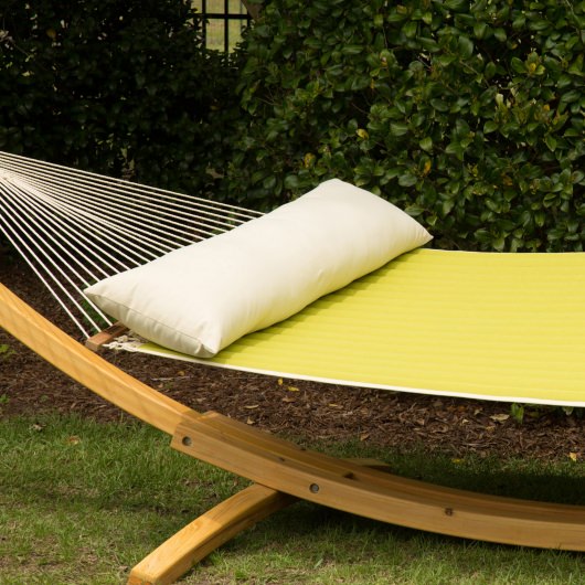 Long Plush Sunbrella Hammock Pillow - Cream