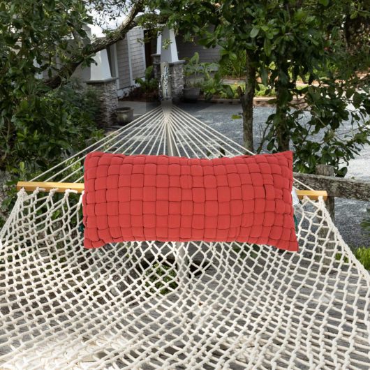 Garnet Soft Weave Hammock Pillow