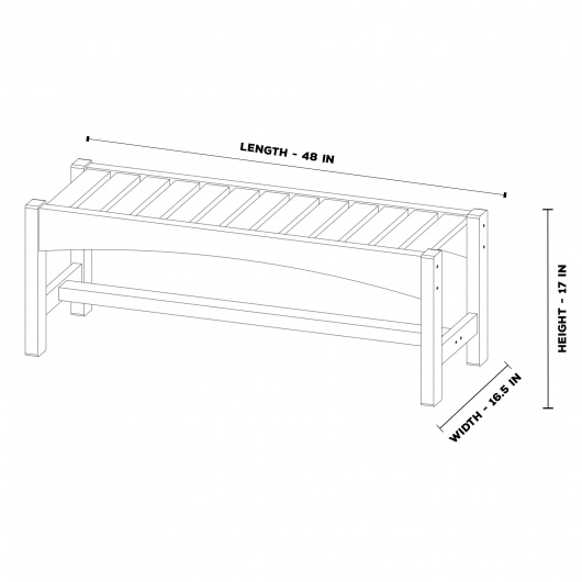 DURAWOOD® Dining Bench