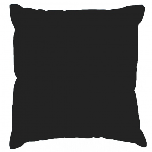 Black Sunbrella Outdoor Throw Pillow