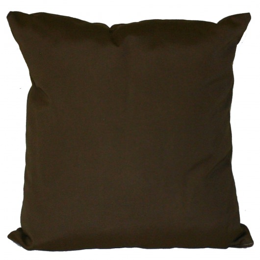 Bay Brown Sunbrella Outdoor Throw Pillow