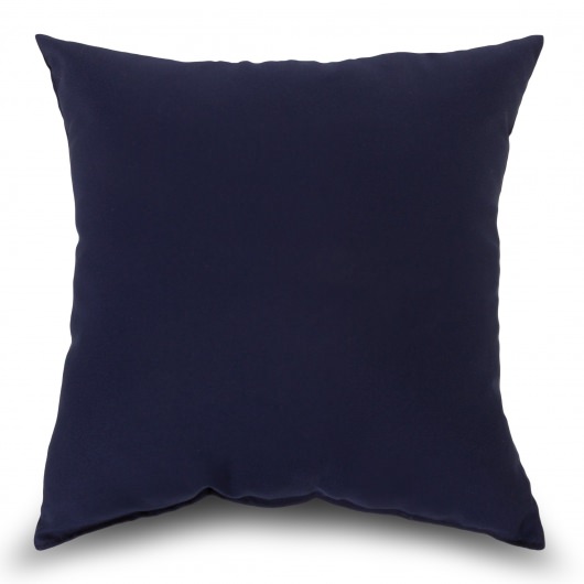 Navy Outdoor Throw Pillow 19 in. x 19 in. Square