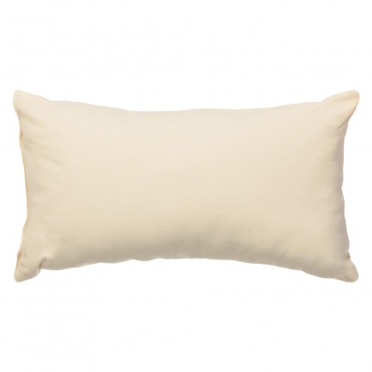 Oatmeal DuraCord Outdoor Throw Pillow 19 in. x 10 in. Rectangle/Lumbar