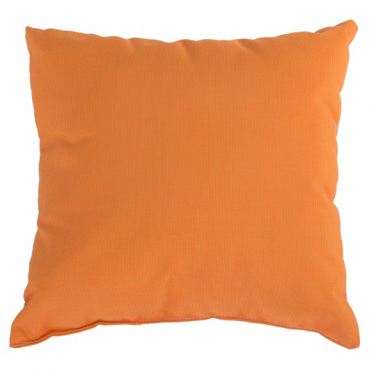 Tangerine Sunbrella Outdoor Throw Pillow
