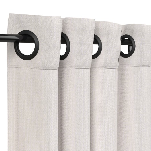 Sunbrella Canvas Canvas Outdoor Curtain with Grommets