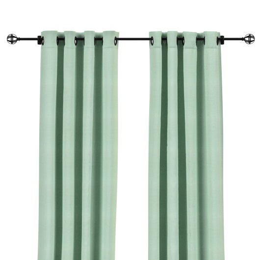 Sunbrella Canvas Spa Outdoor Curtain with Grommets