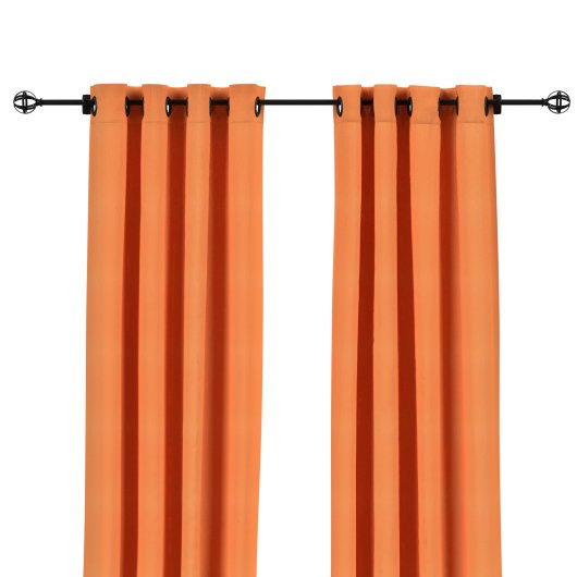Sunbrella Canvas Tuscan Outdoor Curtain with Grommets