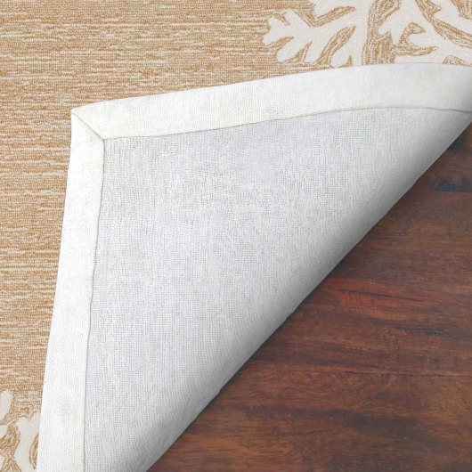 Capri Coral Border Indoor/Outdoor Rug - Neutral