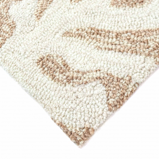 Capri Coral Border Indoor/Outdoor Rug - Neutral