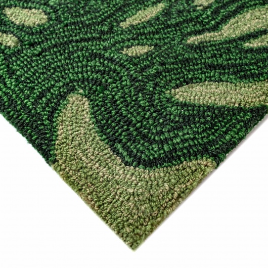 Capri Palm Leaf Indoor/Outdoor Rug - Green