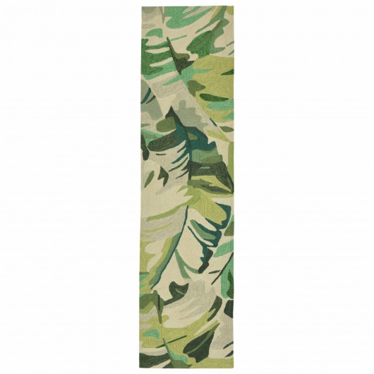 Capri Palm Leaf Indoor/Outdoor Rug - Green