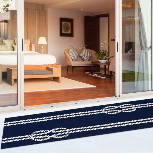 Capri Ropes Indoor/Outdoor Rug - Navy