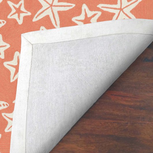 Capri Starfish Indoor/Outdoor Rug - Coral