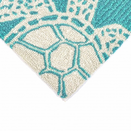 Capri Turtle Indoor/Outdoor Rug - Aqua